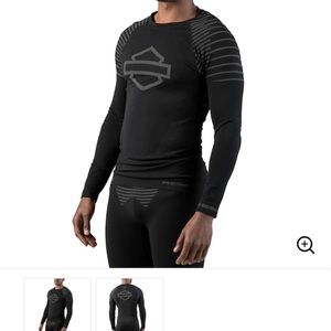 Harley Davidson Men's BIKER Base Layer Tee XXL or Medium NEW